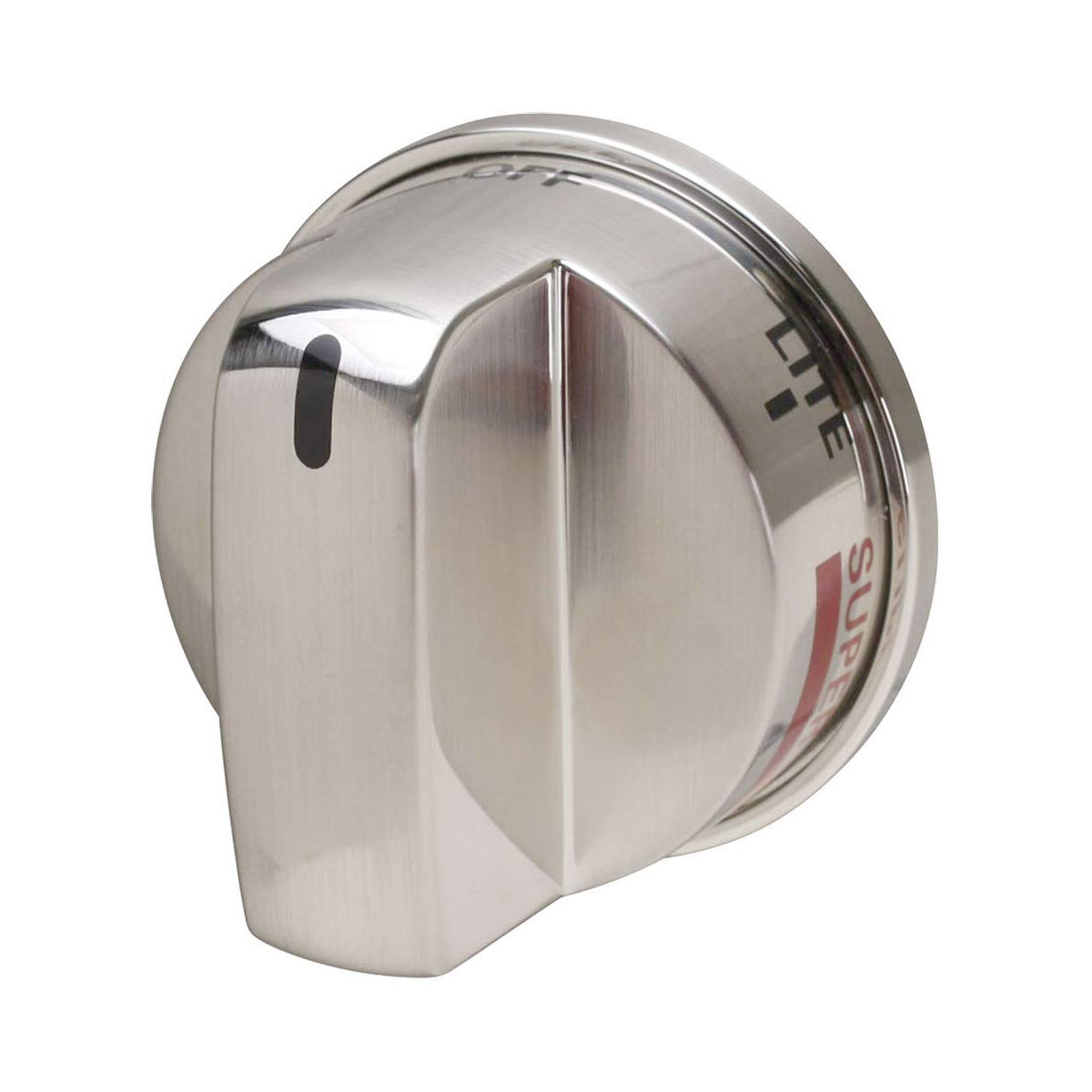 LG Range - Oven/Stove Burner Control Knob (Top, Stainless) LRG30855ST