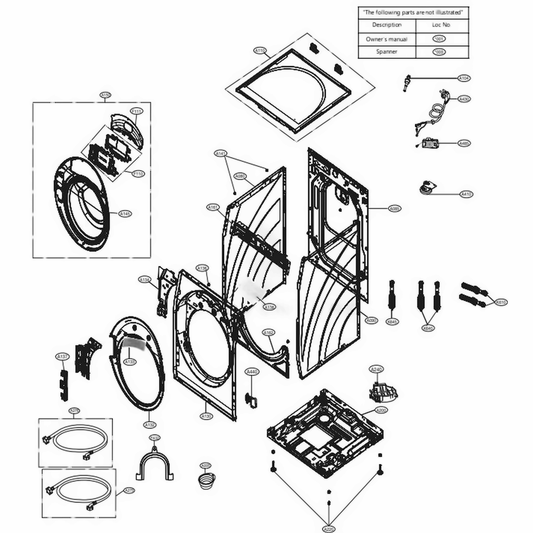 LG Part# MCK69130001 Protect Cover - Genuine OEM