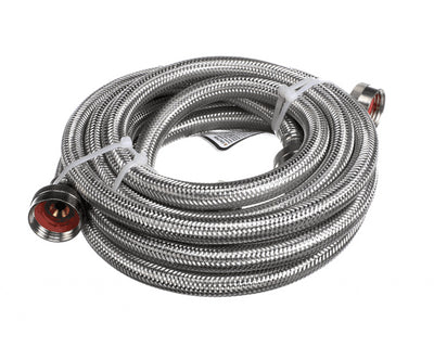 Frigidaire Part# 5304490736 Stainless Steel Fill Hose (OEM) 6 Inch