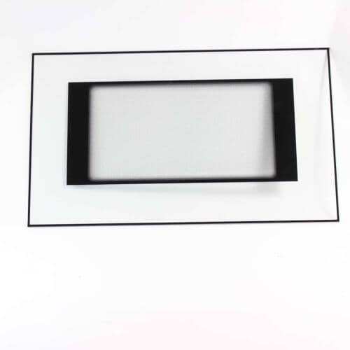 Frigidaire Range Oven Outer Door Glass Panel (OEM) Black - 318041140