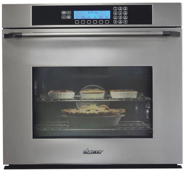 Dacor EO130BK 30 Inch Single Electric Wall Oven with 4.2 cu. ft. Pure Convection Oven