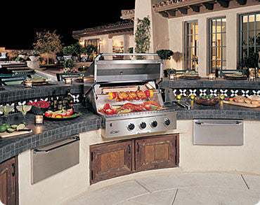 Dacor EOG36/LP 36 Inch Built-in Gas Grill with a Heavy-Duty Rotisserie Motor
