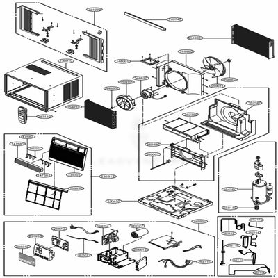 LG Part# ABQ74424207 Touchpad Control Panel Assembly - Genuine OEM