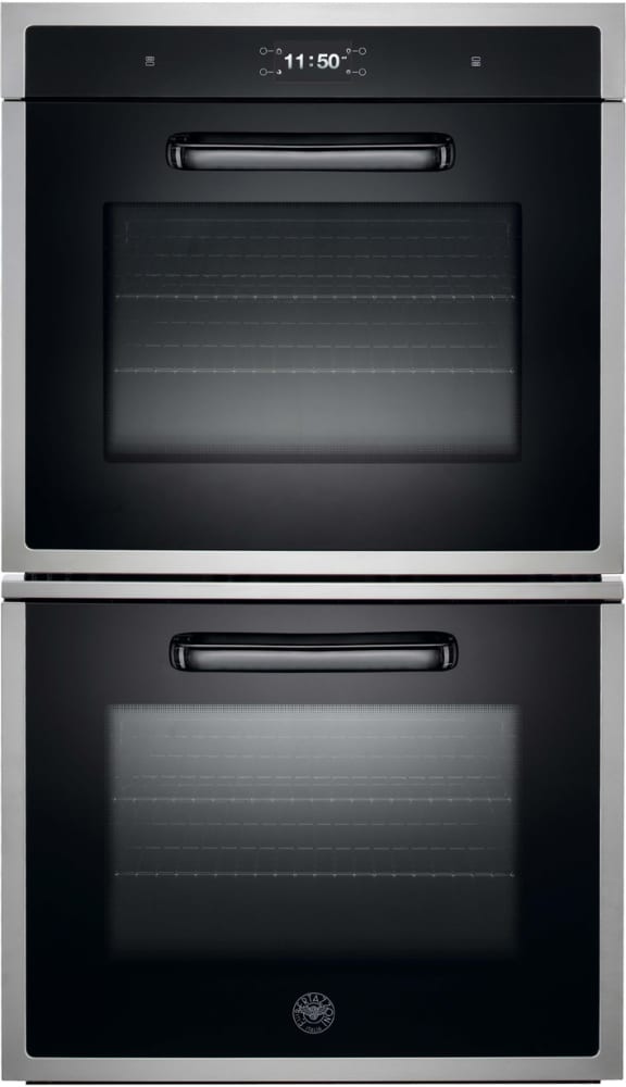 Bertazzoni FD30CONXE Design Series 30 Inch Double Electric Wall Oven with 4.1 cu. ft. Dual Fan Convection Ovens
