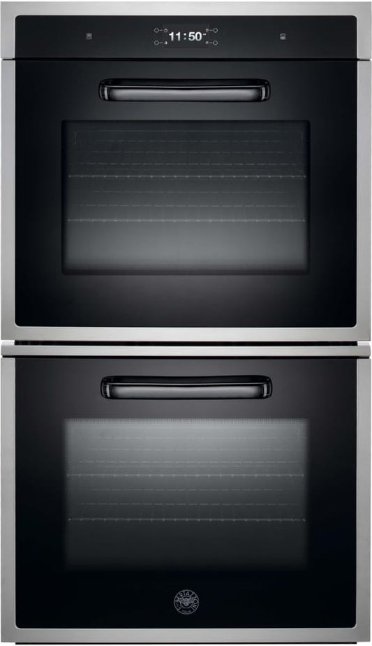 Bertazzoni FD30CONXE Design Series 30 Inch Double Electric Wall Oven with 4.1 cu. ft. Dual Fan Convection Ovens