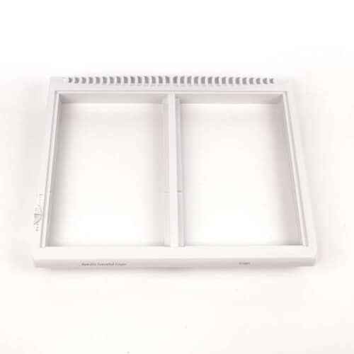 Frigidaire FRT21P5AQC Shelf/Crisper Drawer Frame-Cover (white, no glass) - Genuine OEM