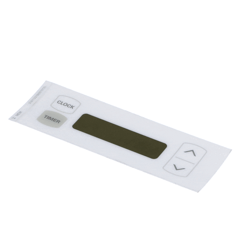 Frigidaire Part# 316115319 Oven Clock/Control Overlay (OEM)