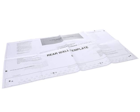 Electrolux Template,Installation,Wall - 316902476