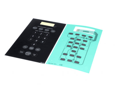 Frigidaire Microwave Microwave Control Panel Switch and Overlay (Black) FMV156DCC