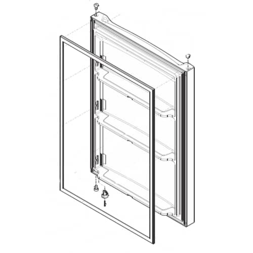 Frigidaire Part# 5304532518 Door Assembly - White (OEM)
