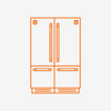 Hestan HFBS36WH 36 Inch Self-Contained Freezer Base - White