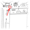 GE Part# WD24X10034 Vent Back Board (OEM)