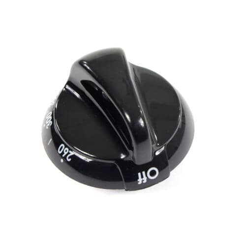 GE Part# WB03K10206 Temperature Control Knob (OEM) Black