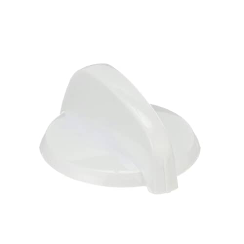 GE Part# WB03K10218 Burner Control Knob (OEM) White