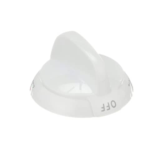 GE Part# WB03K10220 Temperature Control Knob (OEM) White