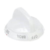 GE Part# WB03K10231 Temperature Control Knob (OEM) White