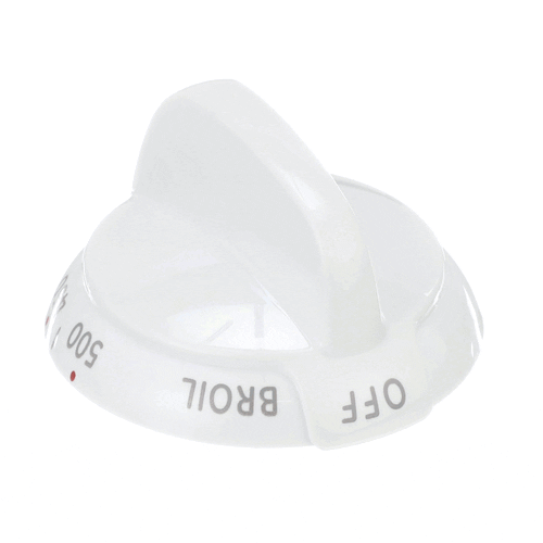 GE Part# WB03K10231 Temperature Control Knob (OEM) White