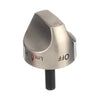 GE Range - Oven/Stove Burner Knob -Metallic CGS980SEM1SS
