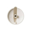 GE Part# WB03T10205 Burner Control Knob (OEM) Bisque