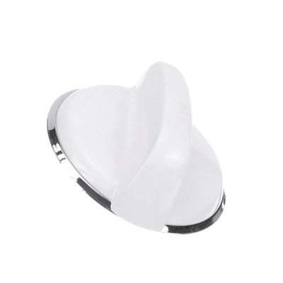 GE Part# WB03T10324 Burner Control Knob (OEM) White