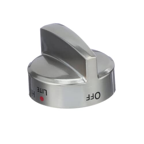 GE Cooking Product Control Knob Assembly (Stainless) WB03X20563