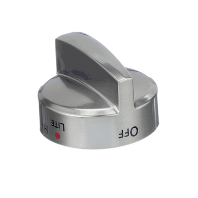GE Cooking Product Control Knob Assembly (Stainless) WB03X20563