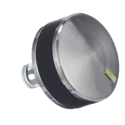 GE Cooktop Burner Control Knob - Stainless ZGU385NSM2SS