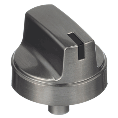 GE Burner Control Knob (Stainless WB03X29315
