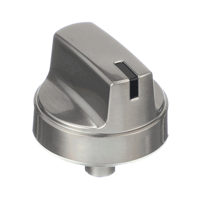 GE Burner Control Knob (Stainless WB03X29354