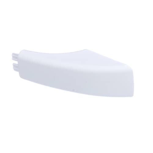 GE Part# WB07K10043 Oven Door Handle Endcap (OEM) White