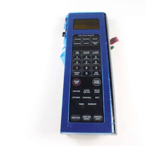 GE Part# WB07X10629 Control Panel Assembly (OEM) Silver and Black