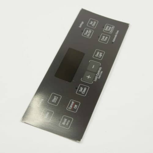 GE Cooking Product Touchpad Panel Overlay - Black WB07X20323