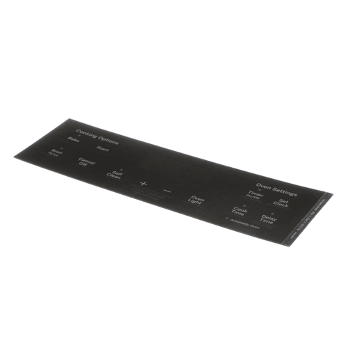 GE Faceplate Graphics (Black) WB07X26647