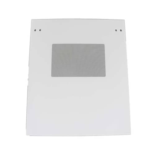 GE Part# WB15T10124 Oven Door Glass (OEM) Outer/White
