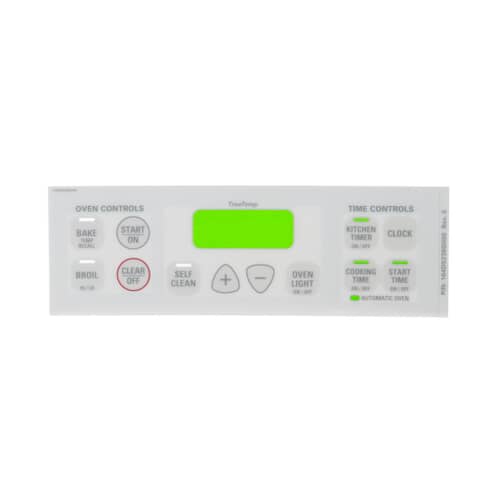 GE Touchpad Control Panel Assembly (White JB710WH3WW