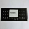 GE Cooking Product Touchpad Panel Overlay Graphics (Black) WB27T11465