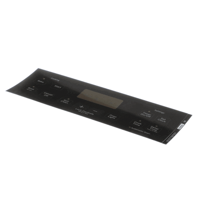 GE Part# WB27T11511 Faceplate Graphics (Black) (OEM)