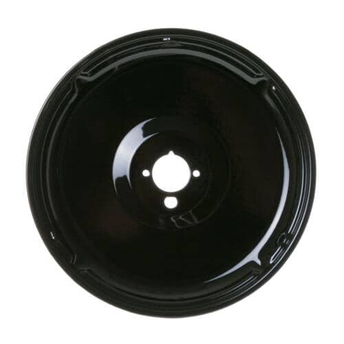 GE JGP336BEV2BB Porcelain Burner Drip Bowl - 9in, Black Genuine OEM