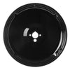 GE Part# WB31K5078 Porcelain Burner Drip Bowl - Small, 9in, Black (OEM)