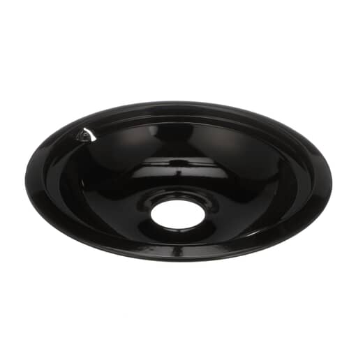 GE Part# WB31M19 Burner Drip Bowl (OEM) 8 in, Black