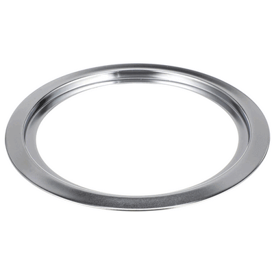 GE Part# WB31X5013 Burner Trim Ring (OEM) 6 in, Chrome