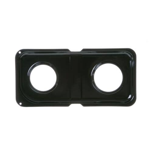 GE Part# WB34K10017 Double Drip Pan (OEM) Black