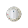 GE Cooktop Burner/Infinite Knob - White JP626WV1WW