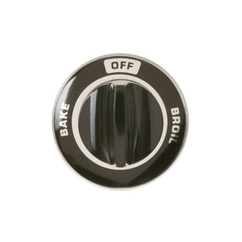 GE Part# WB3X378 Selector Knob (OEM) Left, Black
