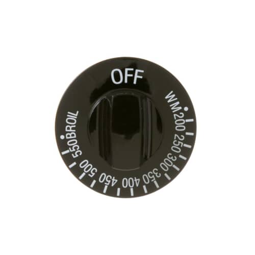 GE Part# WB3X5856 Temperature Control Knob (OEM) Black