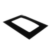GE Exterior Oven Door Glass - Black WB56T10179