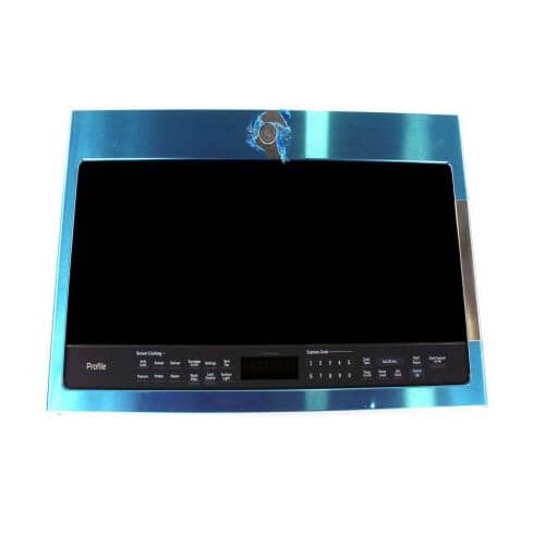 GE Part# WB56X30488 Outer Door Assembly w/ White LED (OEM) Stainless