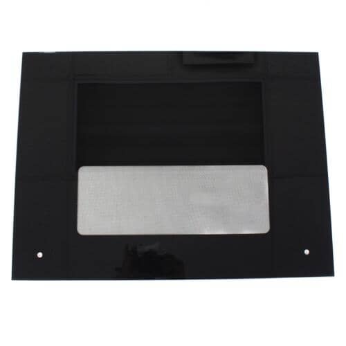 GE Part# WB57K5220 Oven Door Glass (OEM) Black