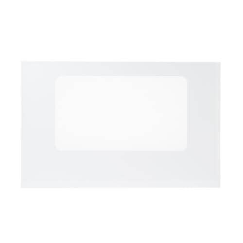 GE Part# WB57K5 Door Glass (OEM) White