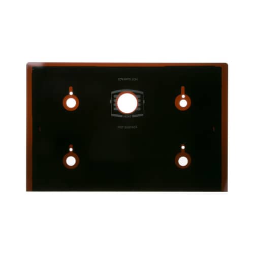 GE Part# WB62T10543 Maintop Glass Assembly (OEM) Black